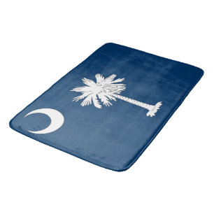 Große Badematte mit Flagge von South Carolina, USA