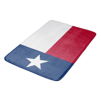 Große Badematte mit Flagge von Texas, USA