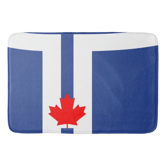 Große Badematte mit Flagge von Toronto, Kanada (Vorderseite)
