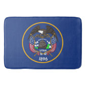 Große Badematte mit Flagge von Utah, USA (Vorderseite)