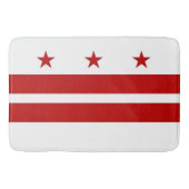 Große Badematte mit Flagge von Washington DC, USA (Vorderseite)