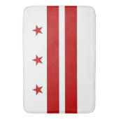 Große Badematte mit Flagge von Washington DC, USA (Vorderseite Vertikal)