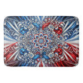 Große Badematte mit französischen Farben (Vorderseite)