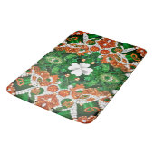 Große Badematte mit irischen Farben (Schrägansicht)