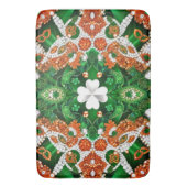 Große Badematte mit irischen Farben (Vorderseite Vertikal)