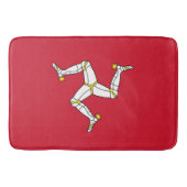 Große Badematte mit Isle-Man-Flagge, Vereinigtes K (Vorderseite)