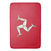 Große Badematte mit Isle-Man-Flagge, Vereinigtes K (Vorderseite Vertikal)