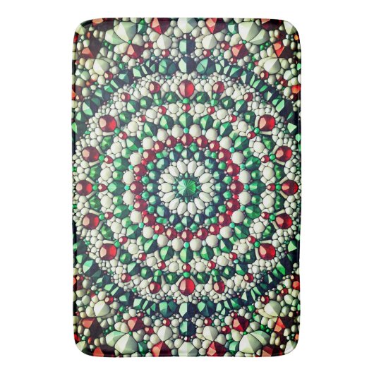 Große Badematte mit italienischen Farben (Vorderseite Vertikal)