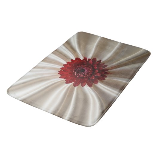 Große Badematte mit japanischen Farben (Schrägansicht)