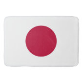 Große Badematte mit japanischer Flagge (Vorderseite)