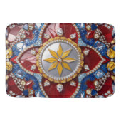 Große Badematte mit kolumbianischen Farben (Vorderseite)