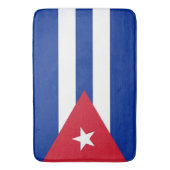 Große Badematte mit kubanischer Flagge (Vorderseite Vertikal)