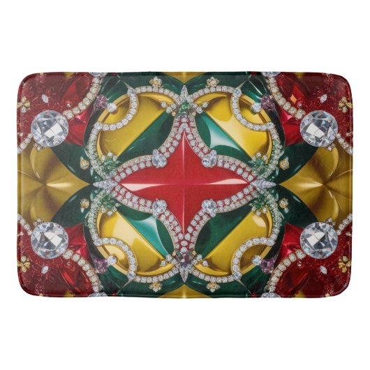 Große Badematte mit Los Angeles Farben (Vorderseite)