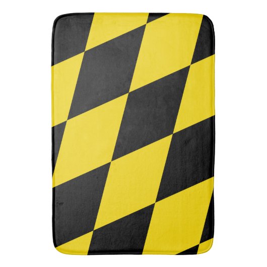 Große Badematte mit Münchner Flagge (Vorderseite Vertikal)