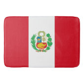 Große Badematte mit Peru-Flagge (Vorderseite)