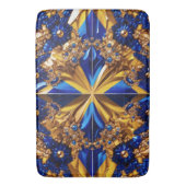 Große Badematte mit schwedischen Farben (Vorderseite Vertikal)