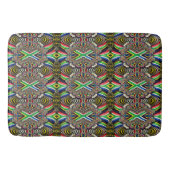 Große Badematte mit südafrikanischen Farben (Vorderseite)