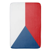 Große Badematte mit tschechischer Flagge (Vorderseite Vertikal)