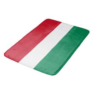 Große Badematte mit ungarischer Flagge
