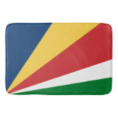 Große Badewanne mit seychellischen Farben Badematte (Vorderseite)