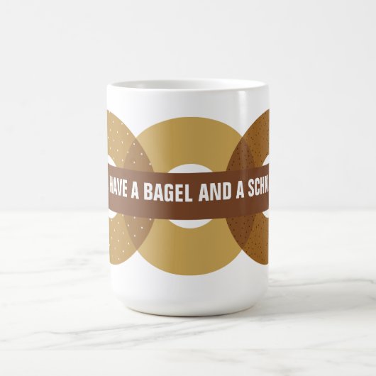 Große Bagel-Tasse Kaffeetasse (Mittel)