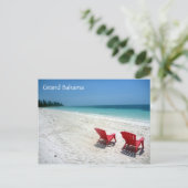 große Bahama-Sitze Postkarte (Stehend Vorderseite)