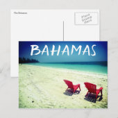 große Bahamas landschaftlich Postkarte (Vorne/Hinten)