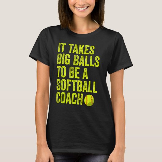 Große Bälle sind ein Trainertrainer T-Shirt (Vorderseite)