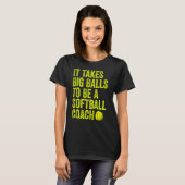 Große Bälle sind ein Trainertrainer T-Shirt (Vorne ganz)
