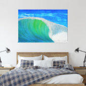 Große Barrel-Welle Leinwanddruck (Insitu (Schlafzimmer))