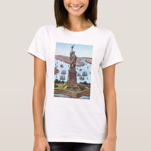 Große Bartholdi Statue T-Shirt