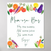 Grosse Bauern Markt Bücher Mimosa Bar Poster (Vorne)