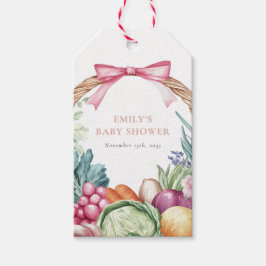 Grosse Bauern Markt Girl Baby Dusche Geschenkanhänger