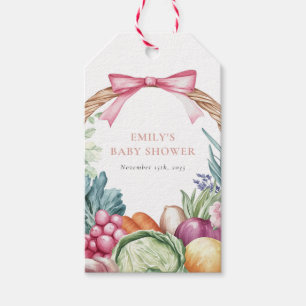 Grosse Bauern Markt Girl Baby Dusche Geschenkanhänger