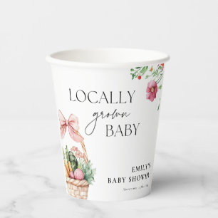 Grosse Bauern Markt Girl Baby Dusche Pappbecher