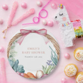 Grosse Bauern Markt Girl Baby Dusche Pappteller (Party)