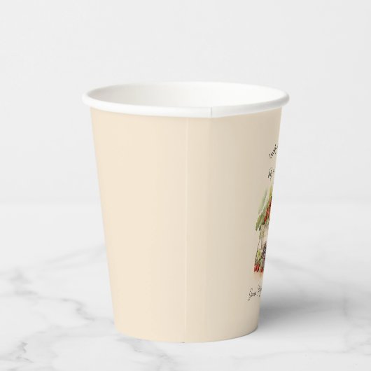 Grosse Bauern Märkte Erdbeeren Pappbecher (Rechts)