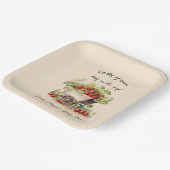 Grosse Bauern Märkte Erdbeeren Pappteller (Gewinkelt)