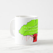 Große Baum-Wandkunst | Große Natur  Kaffeetasse (Vorderseite Links)