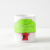 Große Baum-Wandkunst | Große Natur  Kaffeetasse (Mittel)