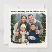 Große Baumblüte Feiertagskarte (Rückseite)