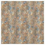 Große Bäume, die Blätter des Herbstes und Blauwild Stoff (Muster)