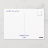 Große Bäume im CO Berg Postkarte (Rückseite)