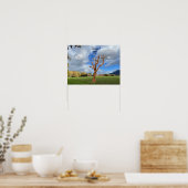 Große Bäume wachsen aus kleinen Eicheln. Poster (Küche)
