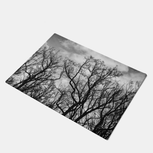 Große Baumwelle Fußmatte (Schrägansicht)