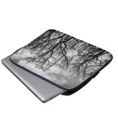 Große Baumwelle Laptopschutzhülle (Vorne Knopf)