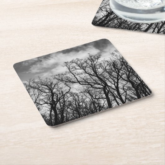 Große Baumwelle Rechteckiger Pappuntersetzer (angewinkelt)