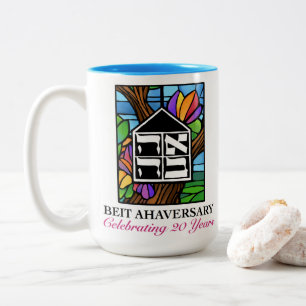 Große Beitahaversary Gala-Tasse Zweifarbige Tasse