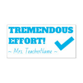 "GROSSE BEMÜHUNGEN!" Briefmarke aus Gummi Permastempel (Design)