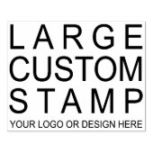 Große, benutzerdefinierte Briefmarke, eigene Beruf Gummistempel (Prägung)